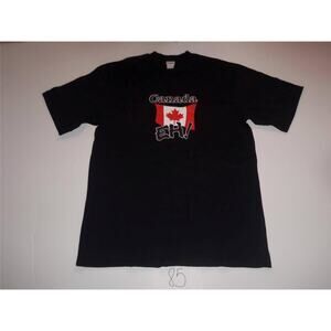 Canada EH! TShirt Goda Size XLarge Black -021585